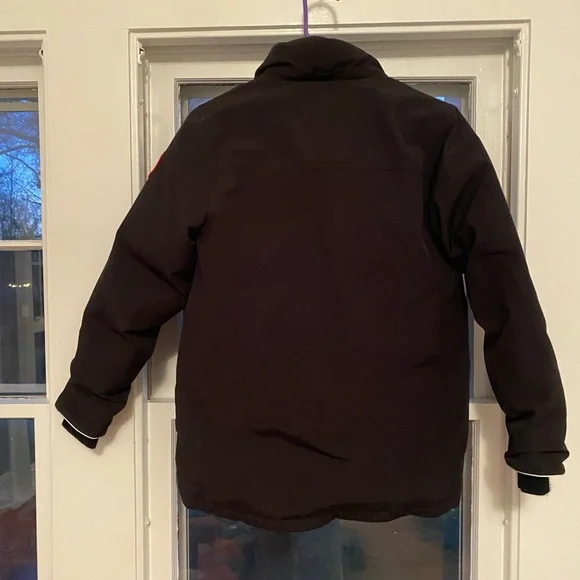 Canada Goose Black Jacket, girls 14-16 - Picture 3 of 4
